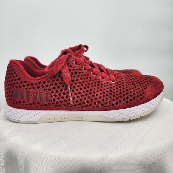NOBULL PROJECT Red Suede Trainer Crossfit Training Shoes 8.5 - Picture 3 of 12